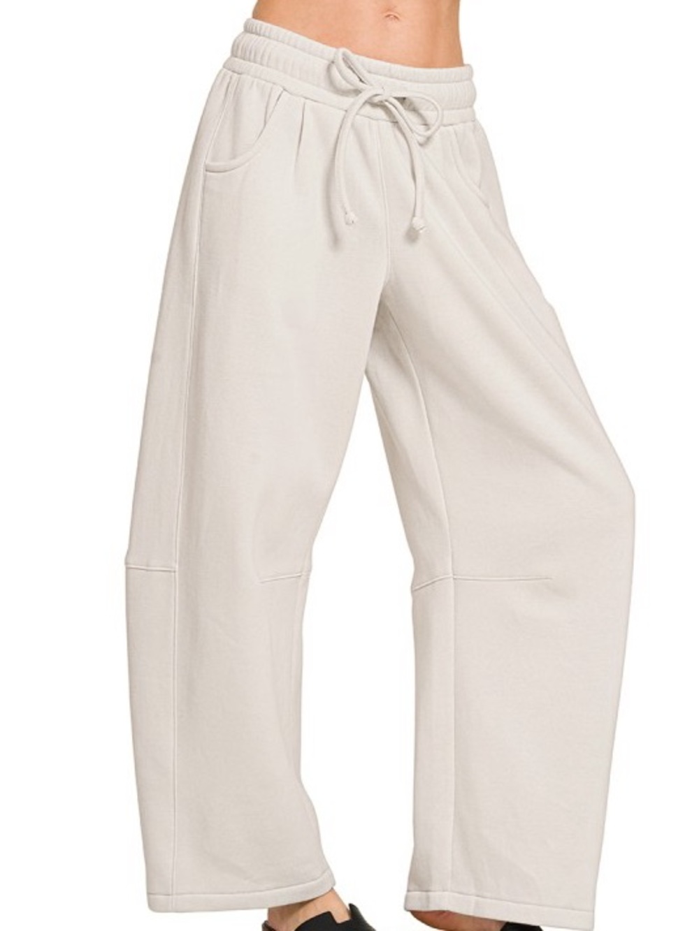 NWT Zenana Premium Wide Leg Lounge Pants with Pockets